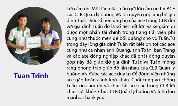 VEHA kết nối yêu thương - giúp đỡ gia đình hội viên có hoàn cảnh khó khăn